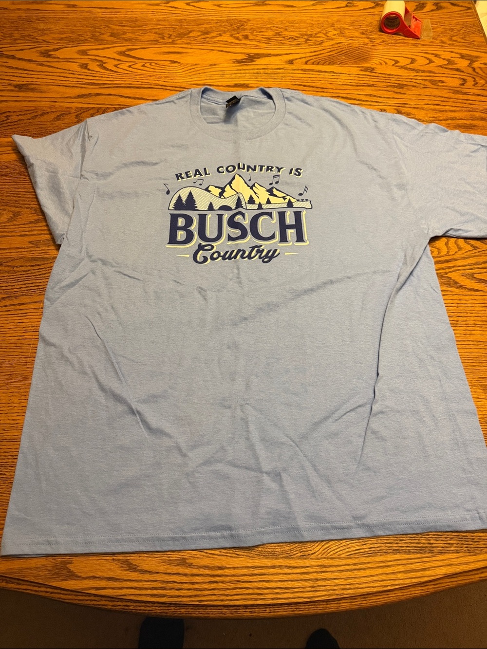Busch beer t shirt XL new